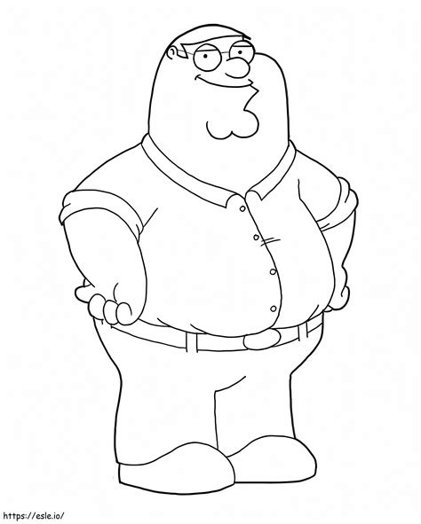 peter griffin fortnite skin coloring page